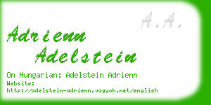 adrienn adelstein business card